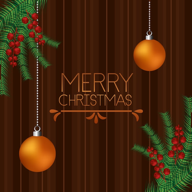 Tarjeta de feliz navidad