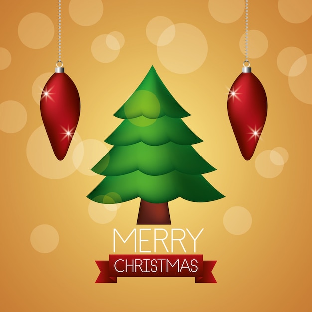Tarjeta de feliz navidad