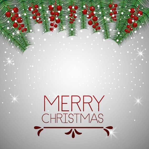 Tarjeta de feliz navidad