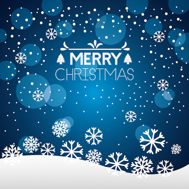 Tarjeta de feliz navidad
