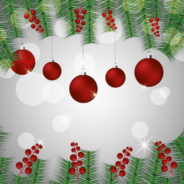 Tarjeta de feliz navidad