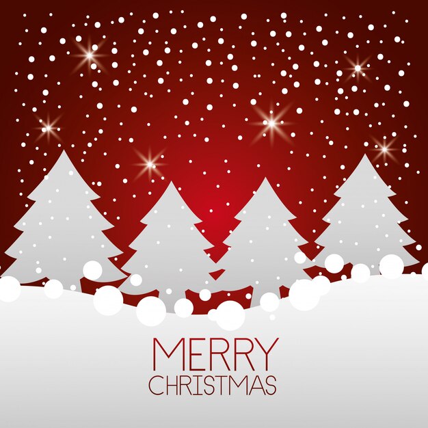 Tarjeta de feliz navidad