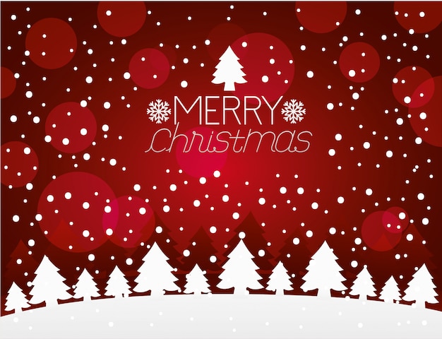 Tarjeta de feliz navidad