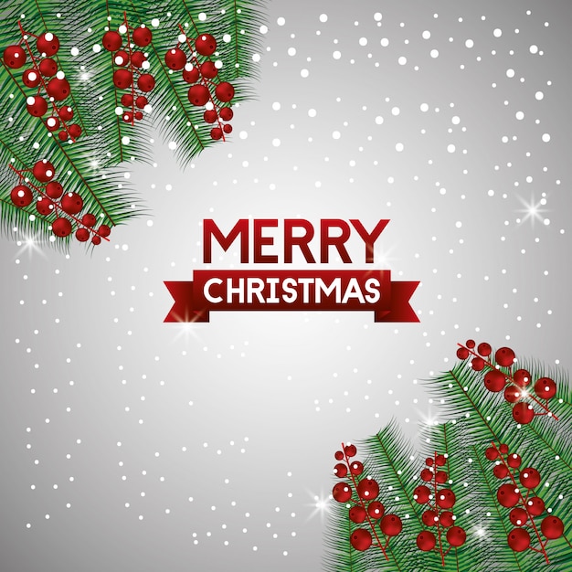 Tarjeta de feliz navidad