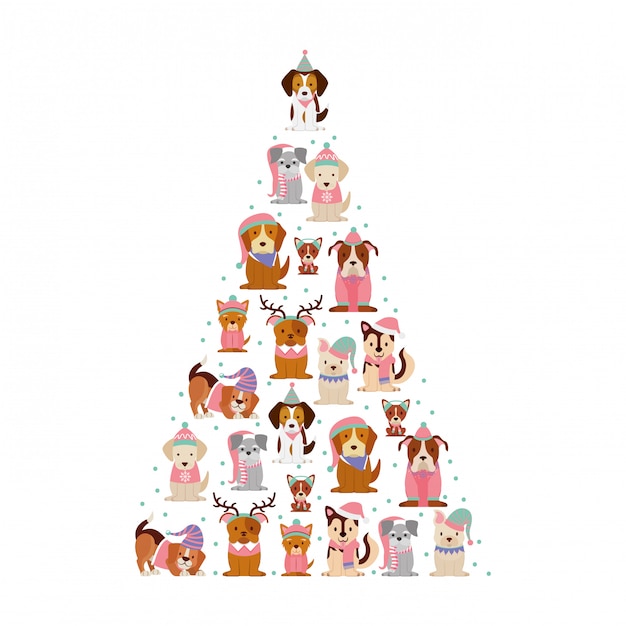 Tarjeta de feliz navidad