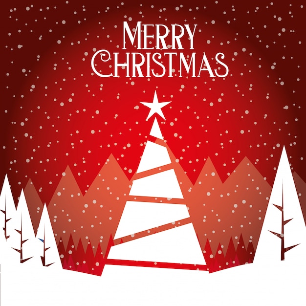 Tarjeta de feliz navidad