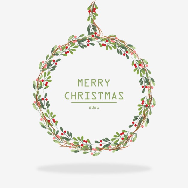 Tarjeta de feliz navidad