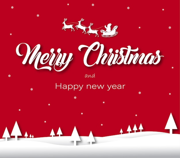 Tarjeta de feliz Navidad
