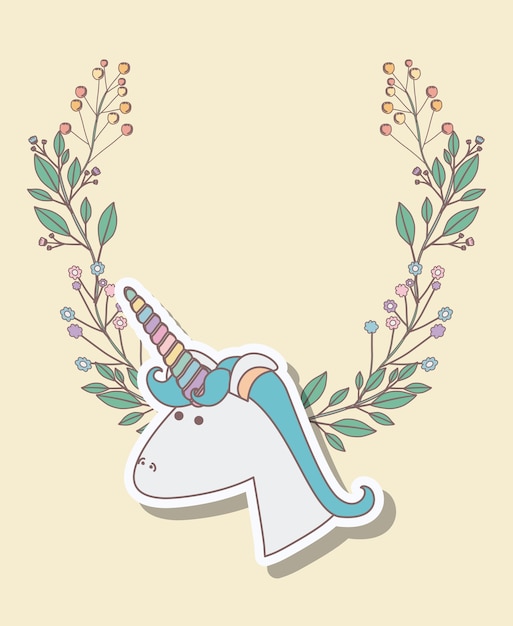 Tarjeta de fiesta de cumpleaños invitada con unicornio