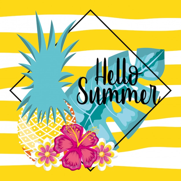 Tarjeta de hora verano