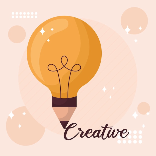 Tarjeta de idea creativa