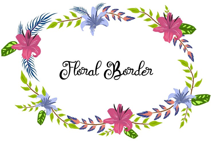 Vector tarjeta de invitación de boda con adornos florales y decoración con colorido concepto de planta y flor