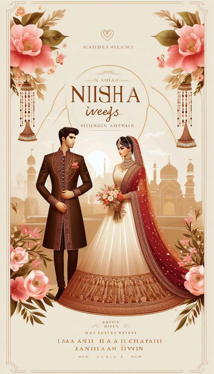 tarjeta de invitación diseño elegante