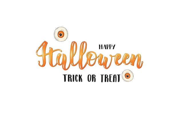 Vector tarjeta de letras de halloween - 