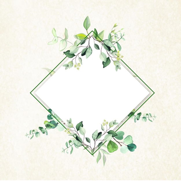 Tarjeta multipropósito de fondo de invitación de boda colorido blanco amarillo verde Vector libre