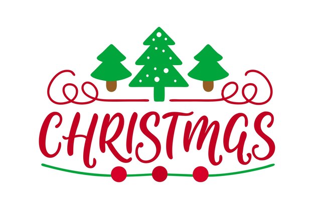una tarjeta de Navidad con un árbol y un letrero que dice Navidad