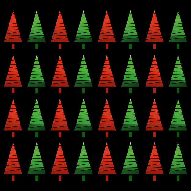 Tarjeta de Navidad Fondo de árbol de Navidad
