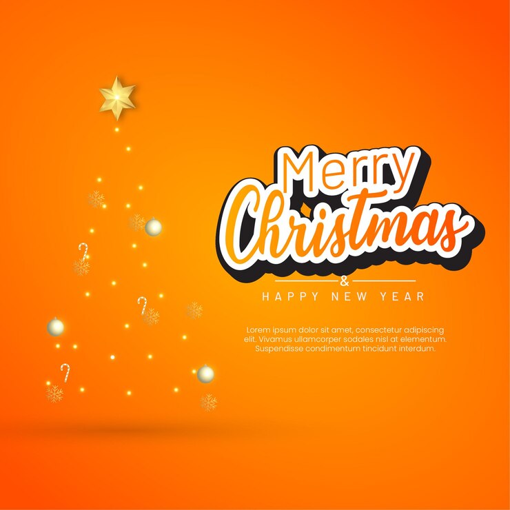 Tarjeta de navidad, fondo dorado