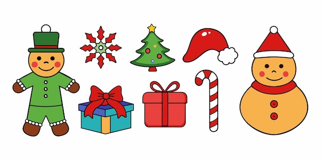 una tarjeta de Navidad con una imagen de un árbol de Navidad y un sombrero de Papá Noel