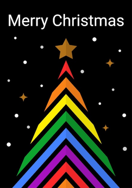 Tarjeta de Navidad LGBT