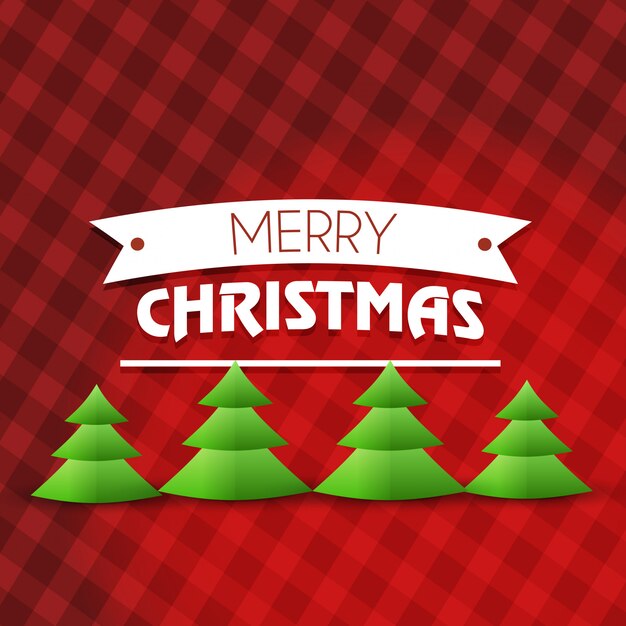 Tarjeta de navidad de temporada de invierno