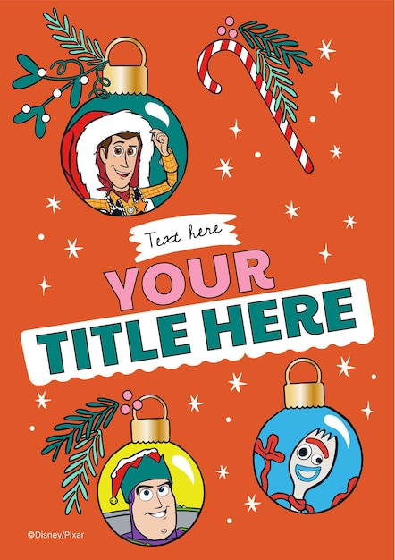 Tarjeta de Navidad de Toy Story