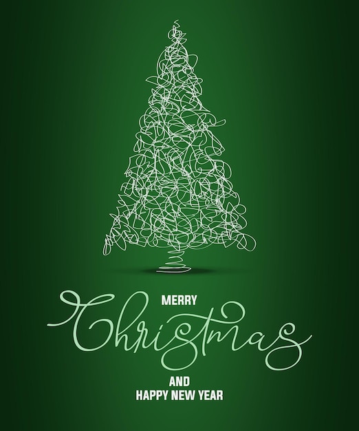 Tarjeta de Navidad vectorial 15