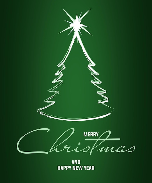 Tarjeta de Navidad vectorial 7