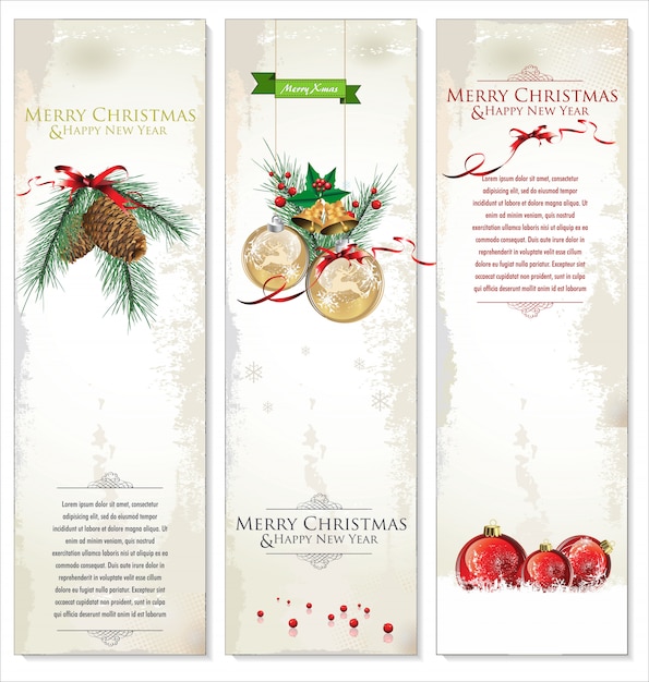 Tarjeta de Navidad de la vendimia