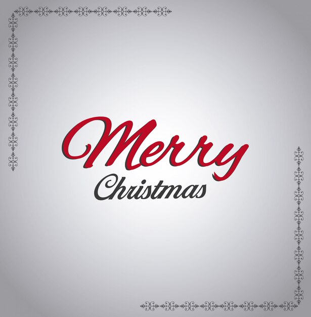 Tarjeta de Navidad vintage gratis