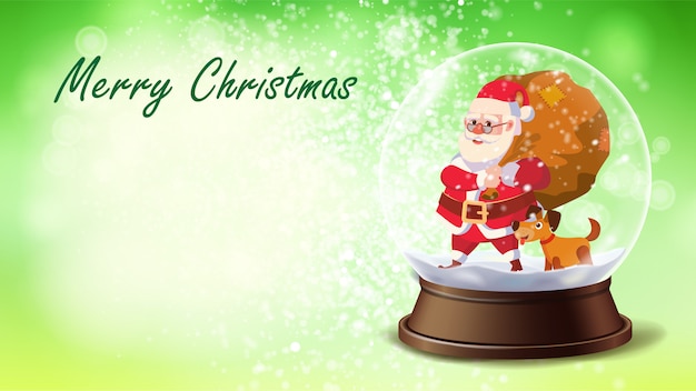 Tarjeta de Navidad vintage gratis