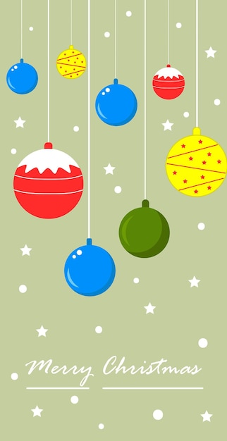 Tarjeta de Navidad vintage gratis