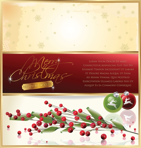 tarjeta de Navidad
