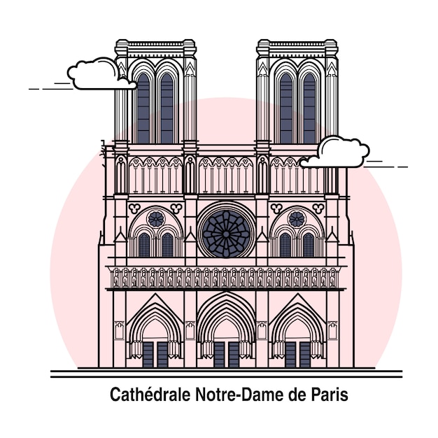 Tarjeta notre-dame de paris