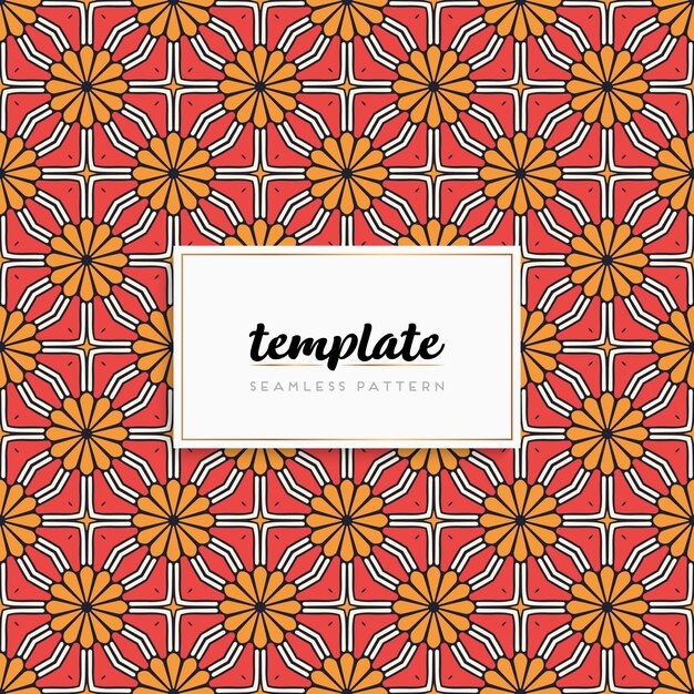 Tarjeta o invitación con patrón mandala