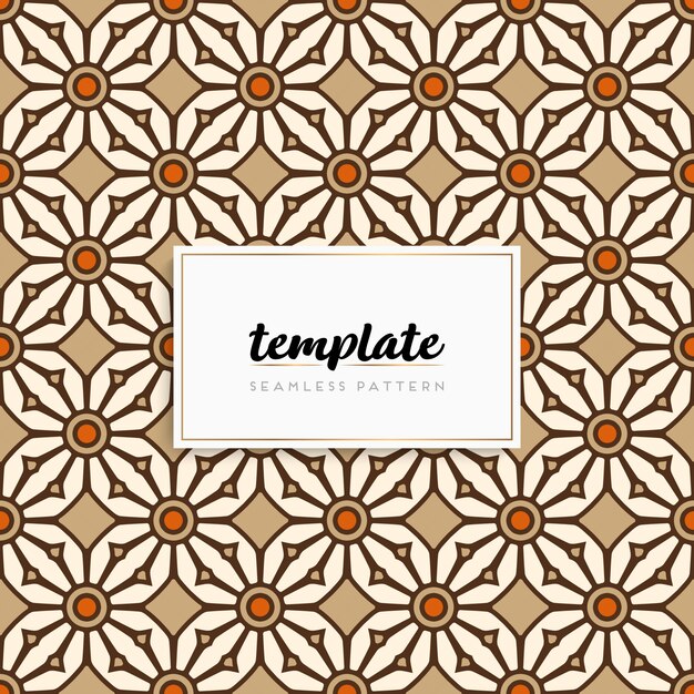 Tarjeta o invitación con patrón mandala