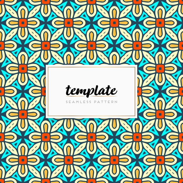 Tarjeta o invitación con patrón mandala