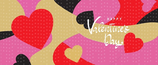 Tarjeta postal del día de San Valentín con iHearts