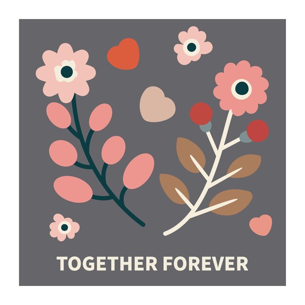 Tarjeta postal del día de San Valentín