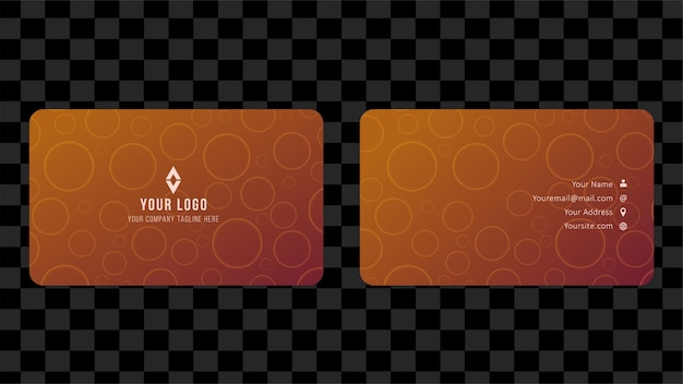 Tarjeta de presentación roja y diseño de plantilla de tarjeta de visita Fondo abstracto