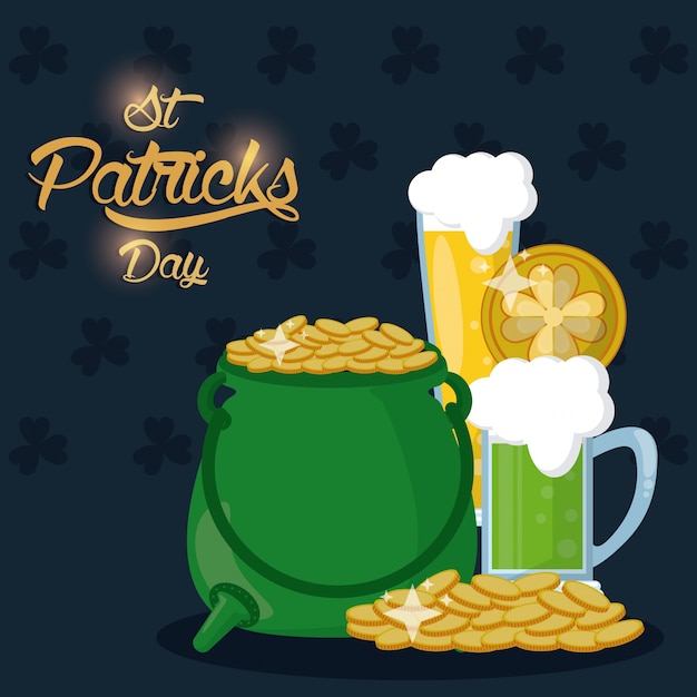 Tarjeta de Saint patrick days