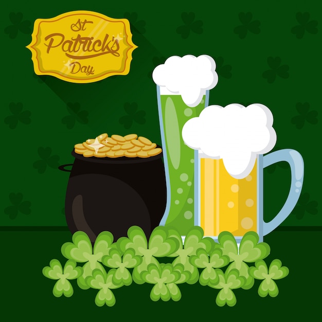 Tarjeta de Saint patrick days