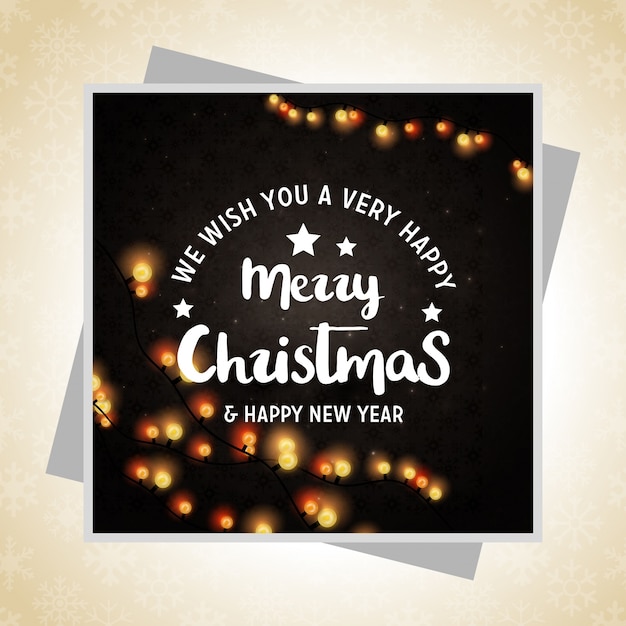 Tarjeta de saludos de Navidad