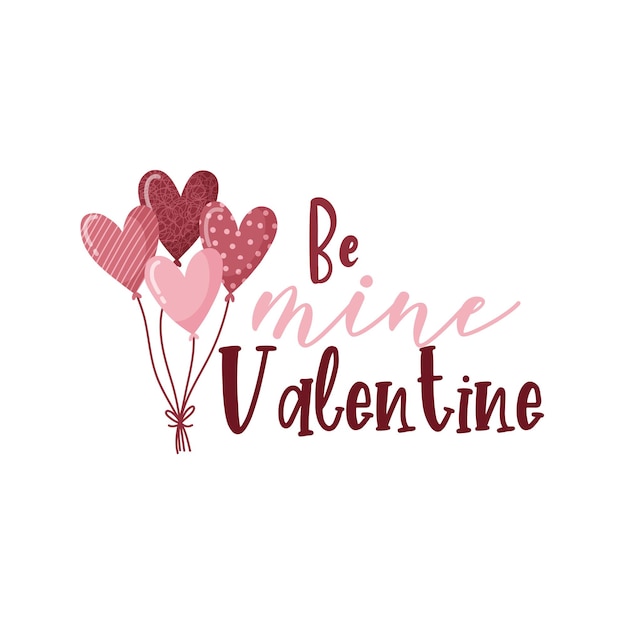 Tarjeta de san valentín con frase romántica sobre el amor aislado sobre fondo blanco. ilustración vectorial - vector