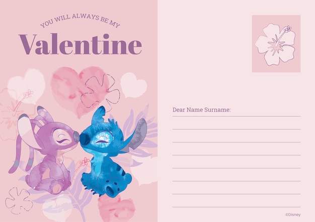 Tarjeta de San Valentín de punto y ángel