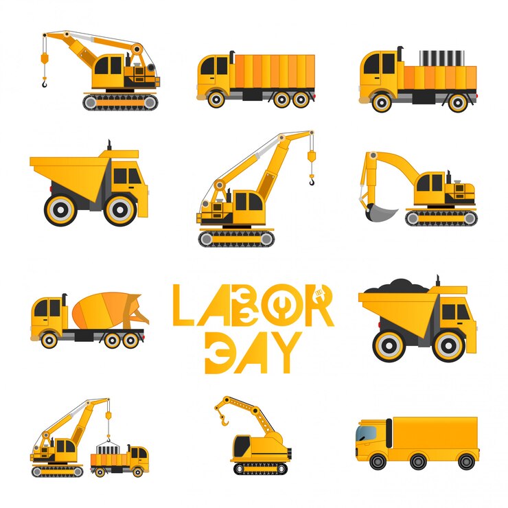 Vector tarjeta tipográfica del día del trabajo