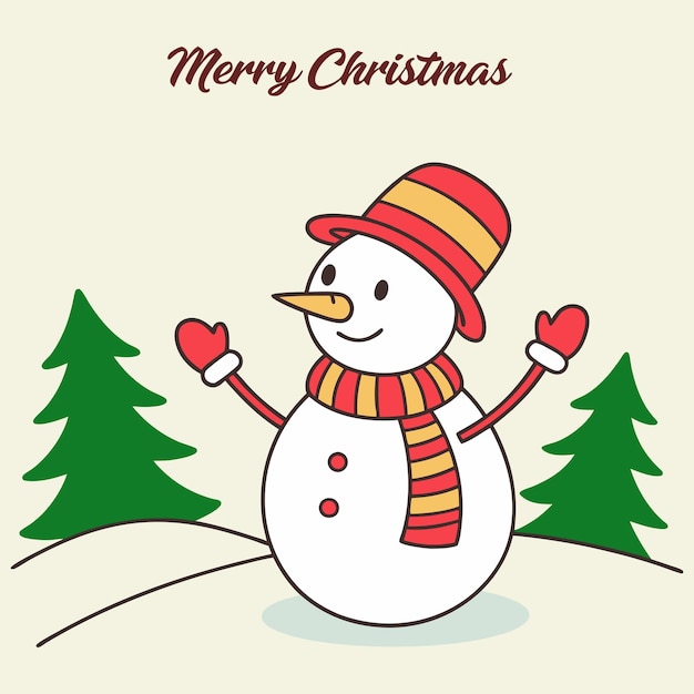 tarjeta vectorial de navidad