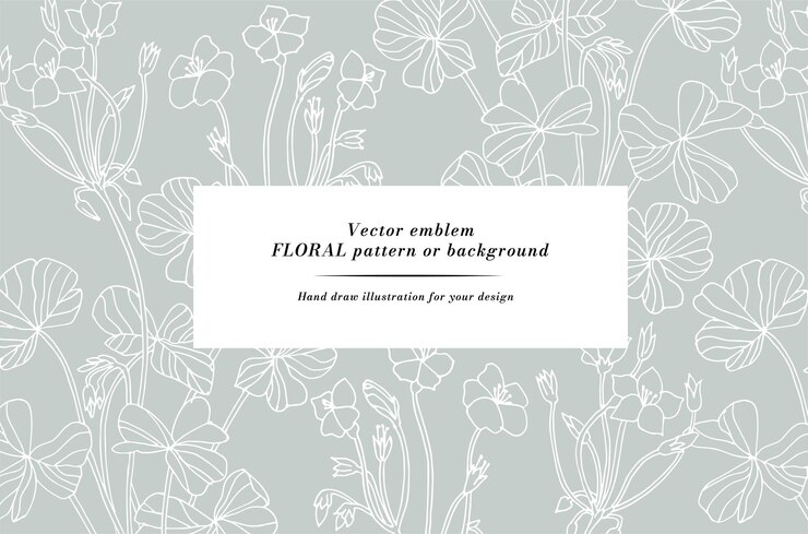 Tarjeta vintage con flores de oxalis Guirnalda floral Marco de flores para floristería con diseños de etiquetas Fondo de flores para envases de cosméticos