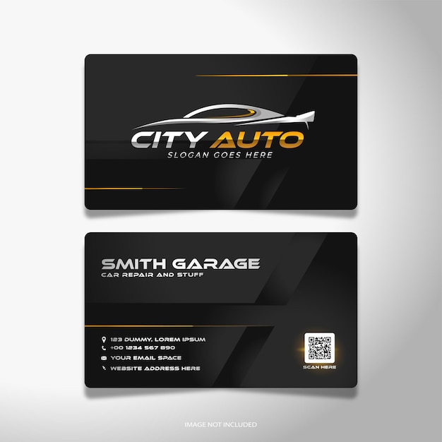 tarjeta de visita automotriz