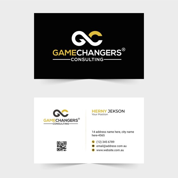 La tarjeta de visita de la consultoría de GameChangers